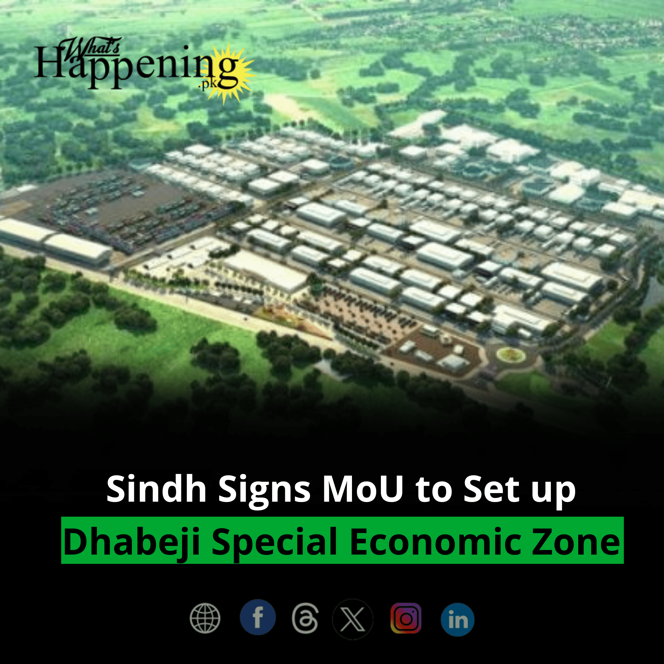 Sindh Signs MoU to Set up Dhabeji Special Economic Zone