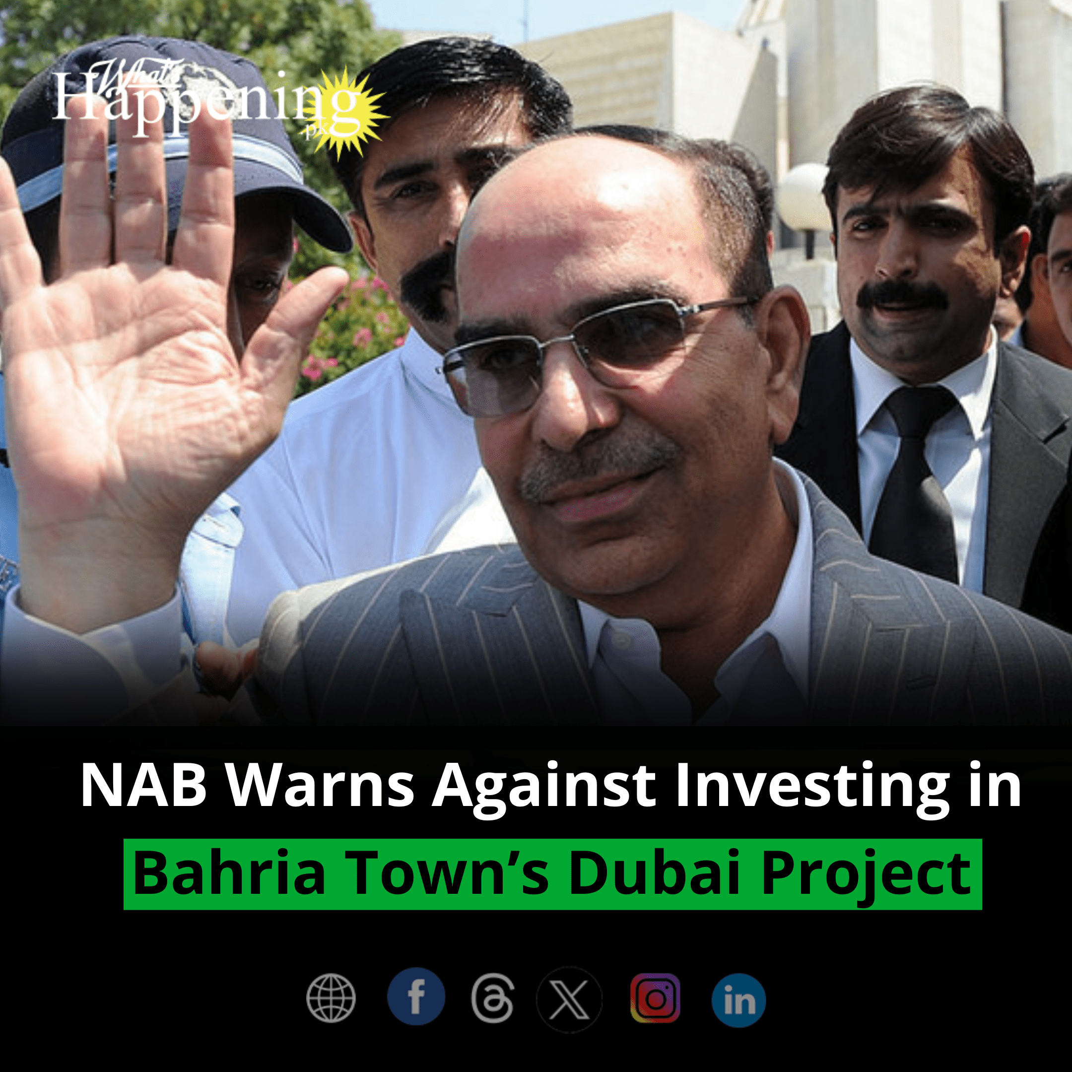 NAB Warns Against Investing in Bahria Town’s Dubai Project