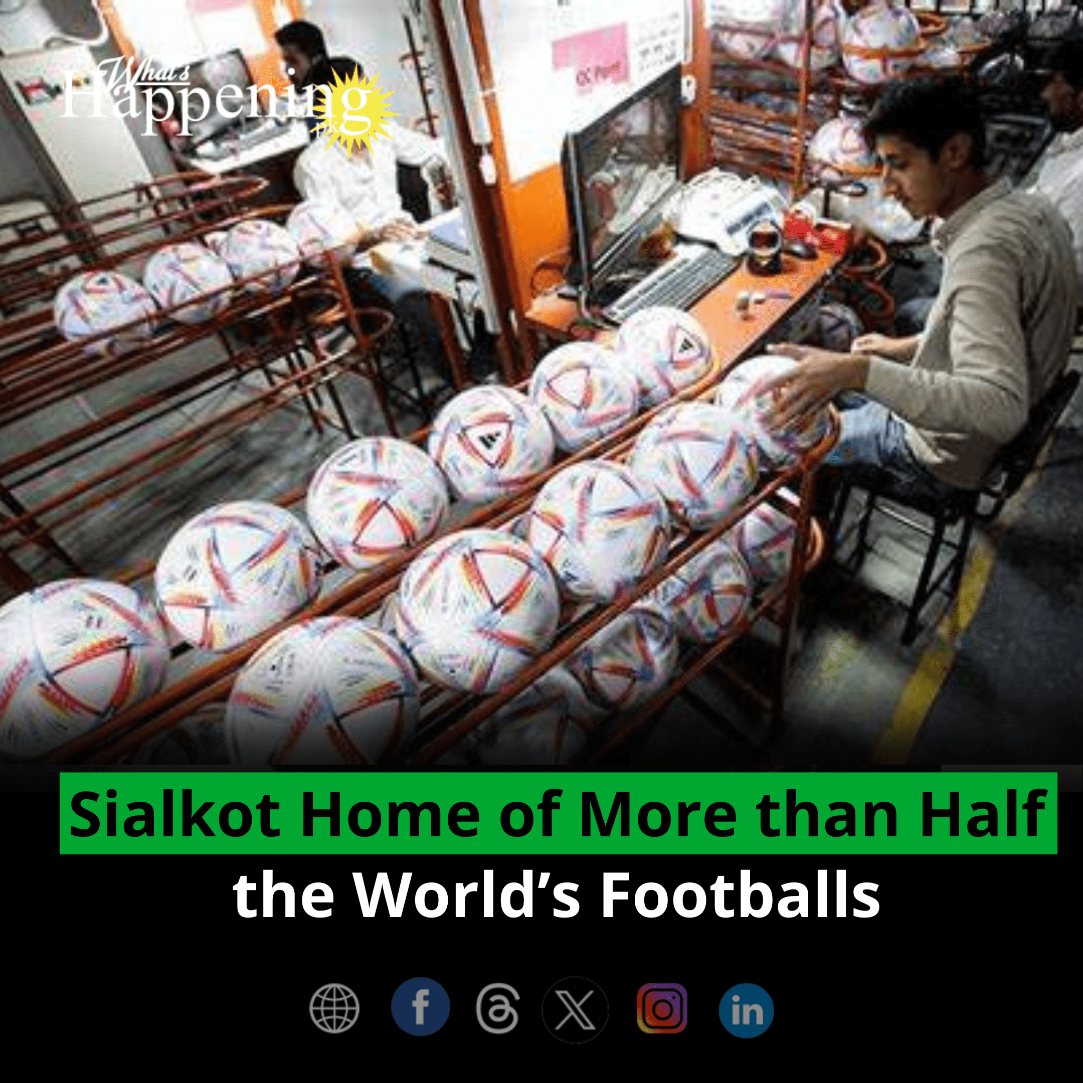 Sialkot Home of More than Half the World’s Footballs
