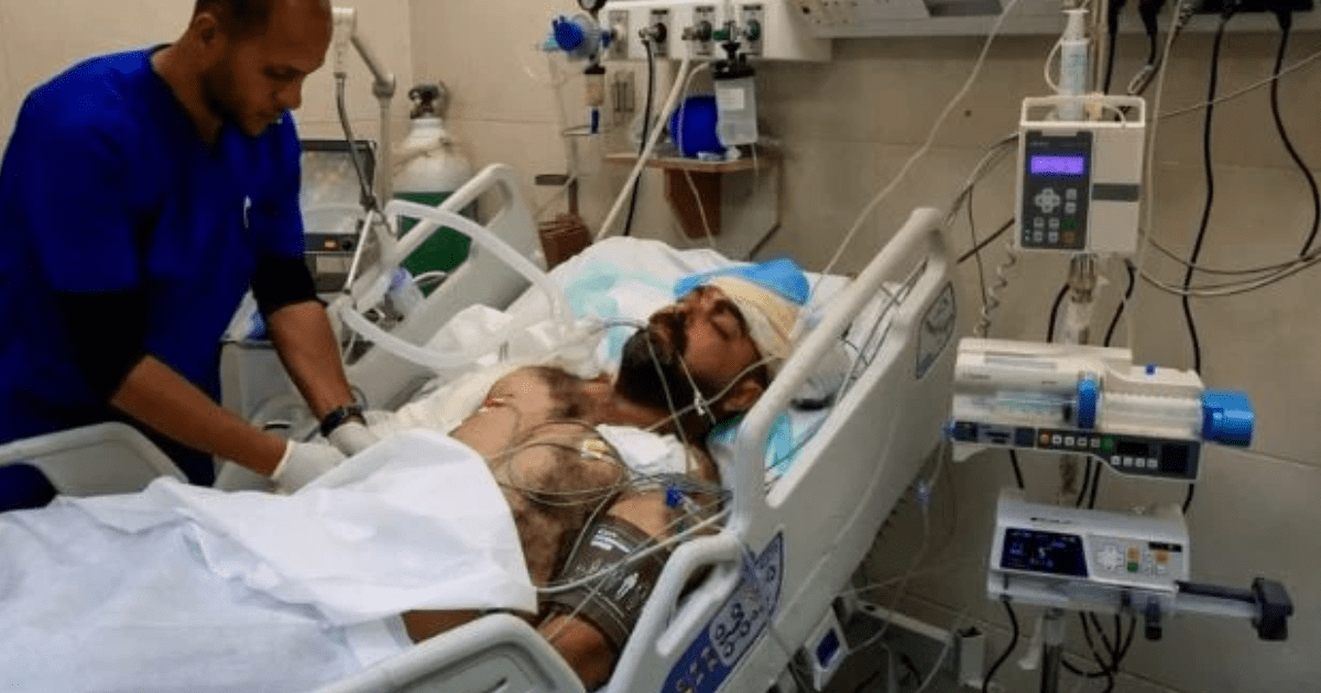 Gaza Humanitarian Crisis: Father in ICU After Israeli Strike